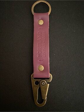 Portland Leather Goods Long PLG Keychain - Lollipop.